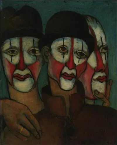 Qui a peint "Trois mimes" ?