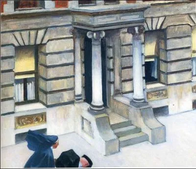 Qui a peint "Scène de rue à New-York" ?