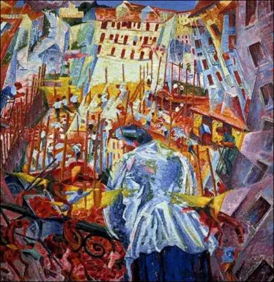 Qui a peint "La rue entre dans la maison" ?