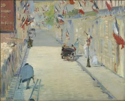 Qui a peint "La rue Mosnier aux drapeaux" ?