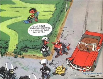 En l'absence de panneau "cédez le passage" ou de panneau "stop", ou de rond-point, à qui est la priorité ?