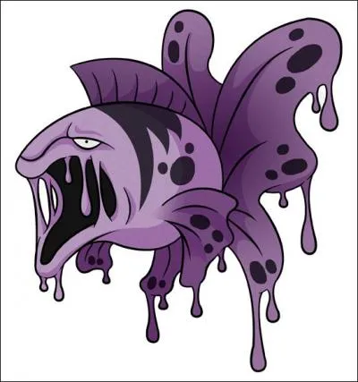 Maintenant, nous avons un Pokémon qui adore se jeter sur le Professeur Chen. Sa structure boueuse contient du poison :