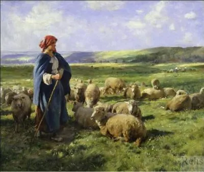 Qui a peint Au pâturage ?