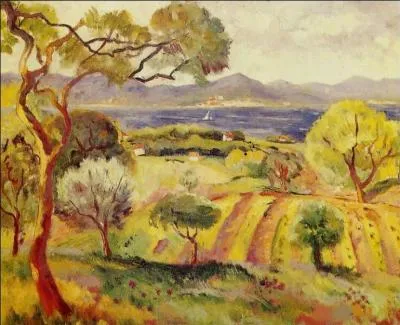 Qui a peint Saint-Tropez vue sur le golfe ?