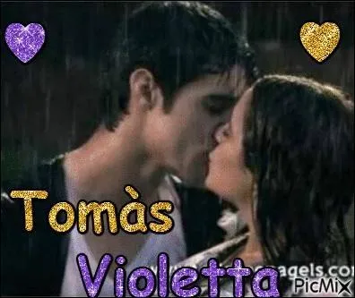 Qui Violetta embrasse-t-elle ?