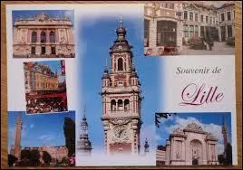 Vous allez recevoir une carte postale de mes vacances à Lille. D'après vos connaissances, vous savez que cette ville se situe en région ...