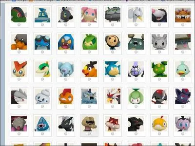 Quels Pokémon n'apparaissent pas sur l'image ?