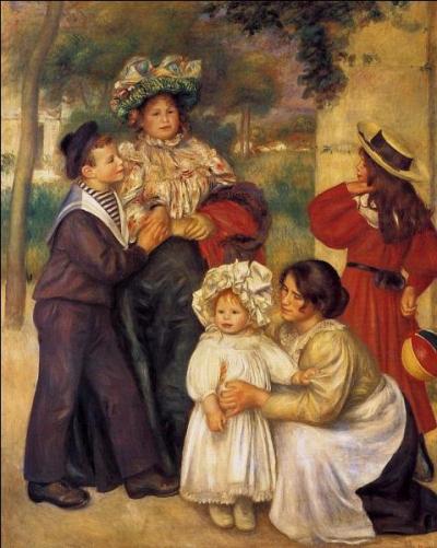 Qui a peint "La Famille de l'artiste" ?