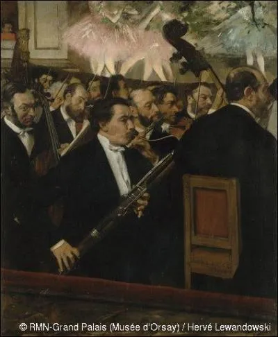 Qui a peint "L'Orchestre de l'Opéra" ?