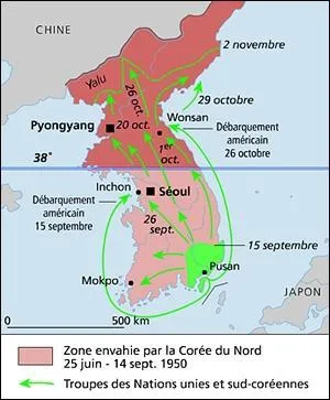 En quoi la guerre de Corée peut-elle être considérée comme un conflit indirect de la guerre froide ?