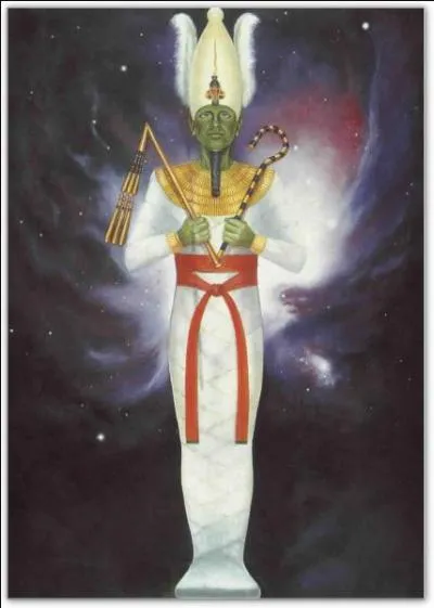 De quel oiseau sont les plumes sur sa couronne Antef ?