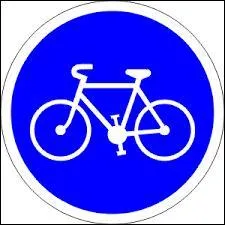 Les vélos... On ne sait jamais s'il faut rouler sur le trottoir, la route ou la piste. Cependant, ce panneau est capable d'éclairer votre lanterne.