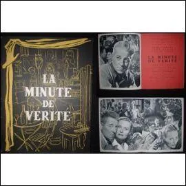Quels acteurs se partageaient l'affiche dans "La Minute de vérité" de Jean Delannoy ?