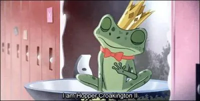 Hopper Croakington II se transforme souvent en :