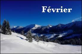 Justement, à l'heure à laquelle j'écris, on est en février ! Comment dit-on "février" en anglais ?