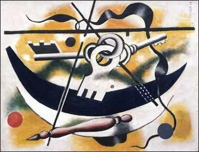 Qui a peint "Composition aux clefs" ?