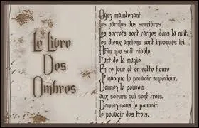 Dans laquelle de ces séries peut-on trouver le Livre des Ombres ?