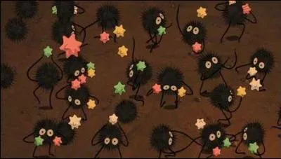Des petites créatures habitent dans la maison de Satsuki et Mei, on les retrouve également dans "Le voyage de Chihiro", mais qui sont-elles ?