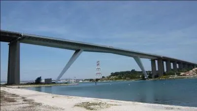 Quel est cet ouvrage à ''béquilles '' de l'A 55 dans les Bouches-du-Rhône sur le canal de la Caronte construit en 1972 ?