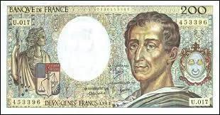 Quelle phrase vous permet de savoir à combien de francs un euro est égal ?