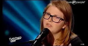 "Just Give Me a Reason" est la chanson choisie par Sarah, 13 ans, pour participer à l'émission. Combien de coachs a-t-elle convaincu ?