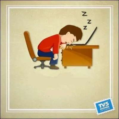 Pour dire s'endormir dans le train ou devant la télé, on peut dire aussi