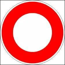 Alors là, il s'agit du plus simpliste de tous les panneaux du Code de la route ! Que veut-il nous faire comprendre ? (Hé oui ! Il y a bien quelque chose à comprendre ! )