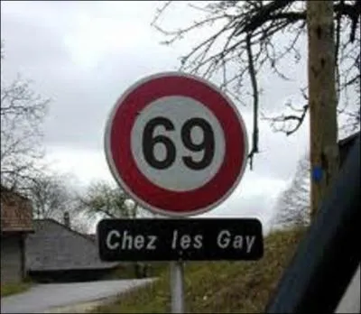 Après un premier virage bien maîtrisé, vous arrivez devant ce panneau insolite. Pas de panique ! Un panneau rond avec un bord rouge signale...