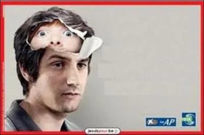 Quel slogan correspond à cette affiche pour la prévention routière ?