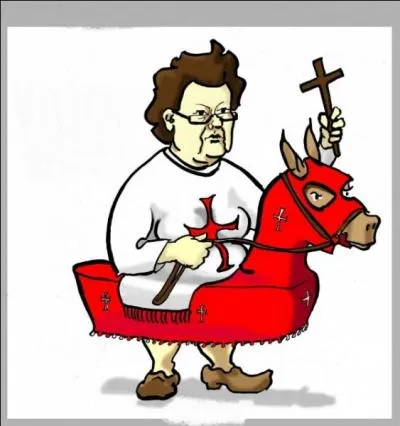 La femme politique Christine Boutin est mariée avec son cousin germain.