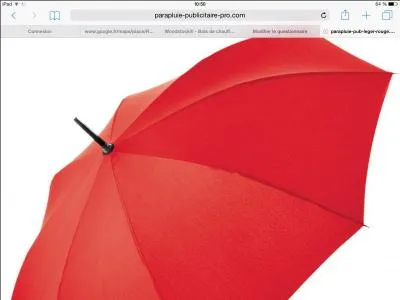 Qui a un accident avec un parapluie ?