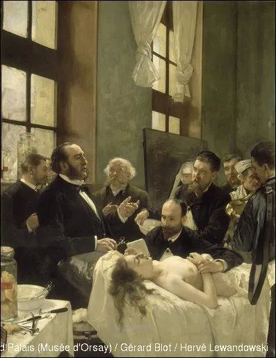 Qui a peint "Avant l'opération" ?