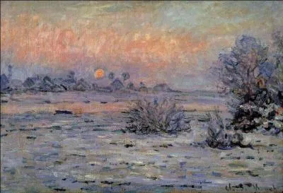 Qui a peint "Soleil d'hiver à Lavacourt" ?