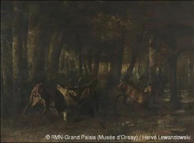 Qui a peint "Le rut du printemps. Combat de cerfs" ?