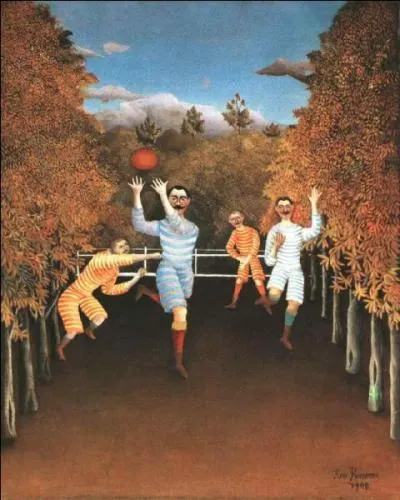 Qui a peint "Les joueurs de football" ?