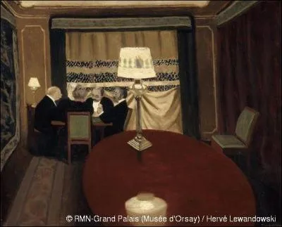 Qui a peint "Le poker" ?