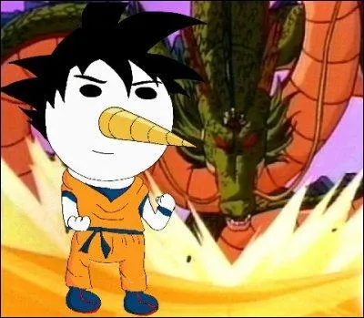 Plue, quant à lui, a décidé de se déguiser tout seul comme un grand, en un personnage de manga très connu. C'est...