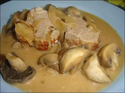 Qu'allez-vous déguster avec cette sauce à la crème et aux champignons ?