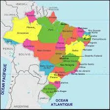 C'est la carte du Brésil.
