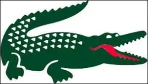 Quelle est cette marque de vêtements représentant un crocodile vert ?