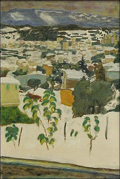 Qui a peint "Le Cannet sous la neige" ?