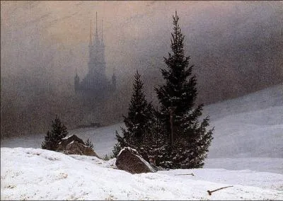 Qui a peint "Eglise sous la neige" ?