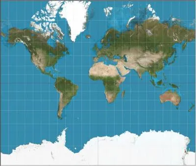 Qu'est-ce qu'une projection de Mercator ? Cette dernière est utilisée dans la plupart des cartes marines pour la navigation.