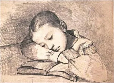 Qui a réalisé "Portrait de sa sur Juliette dormant" ?