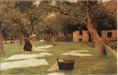 Qui a peint "La Blanchisserie" ?