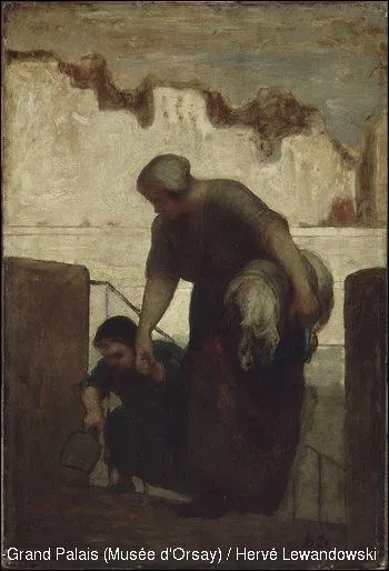 Qui a peint "La Blanchisseuse" ?