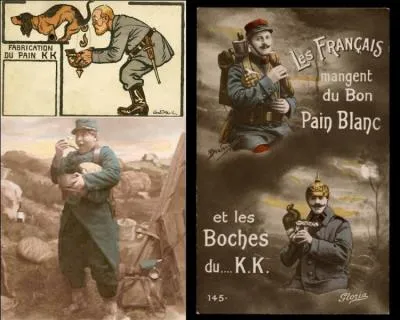 En 14-18, les soldats Allemands mangeaient du pain "KK" . Quel était l'ingrédient particulier de ce pain spécial, sujet de nombreuses blagues scatologiques de la part des Français ?
