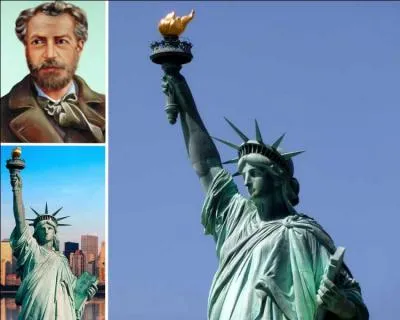 Oeuvre du sculpteur français Auguste Bartholdi. Quelle date est inscrite en chiffres romains sur la tablette tenue par la main gauche de la statue de "Miss Liberty" ?