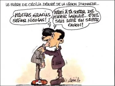 La légion d'honneur, c'est comme les hémorroïdes, n'importe quel cul peut l'avoir !