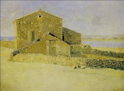 Qui a peint "Maison en Roussillon" ?